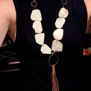 White turquoise necklace